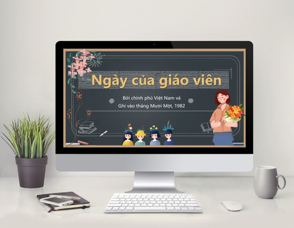 Mẫu slide Powerpoint ngày nhà giáo Việt Nam