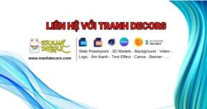 Trang thông tin liên hệ với Tranh Decors thật dễ dàng