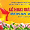 Backdrop lễ khai giảng năm học mới