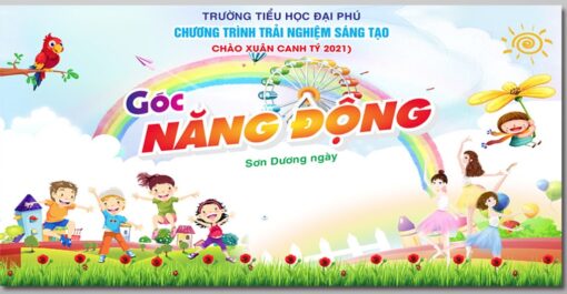 Corel phông nền chương trình trải nghiệm hè