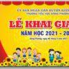 Corel phông nền lễ khai giảng trường tiểu học