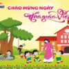 Phông nền market Ngày nhà giáo Việt Nam 20.11