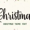 Font chữ giáng sinh Christmas