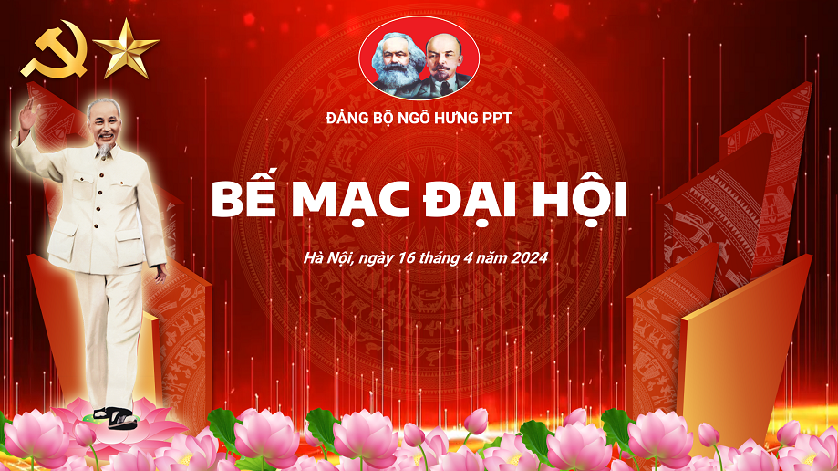 Slide PowerPoint Đại Hội Đảng tặng kèm phông chữ (35 slide) 24 Bế mạc Đại hội Đảng