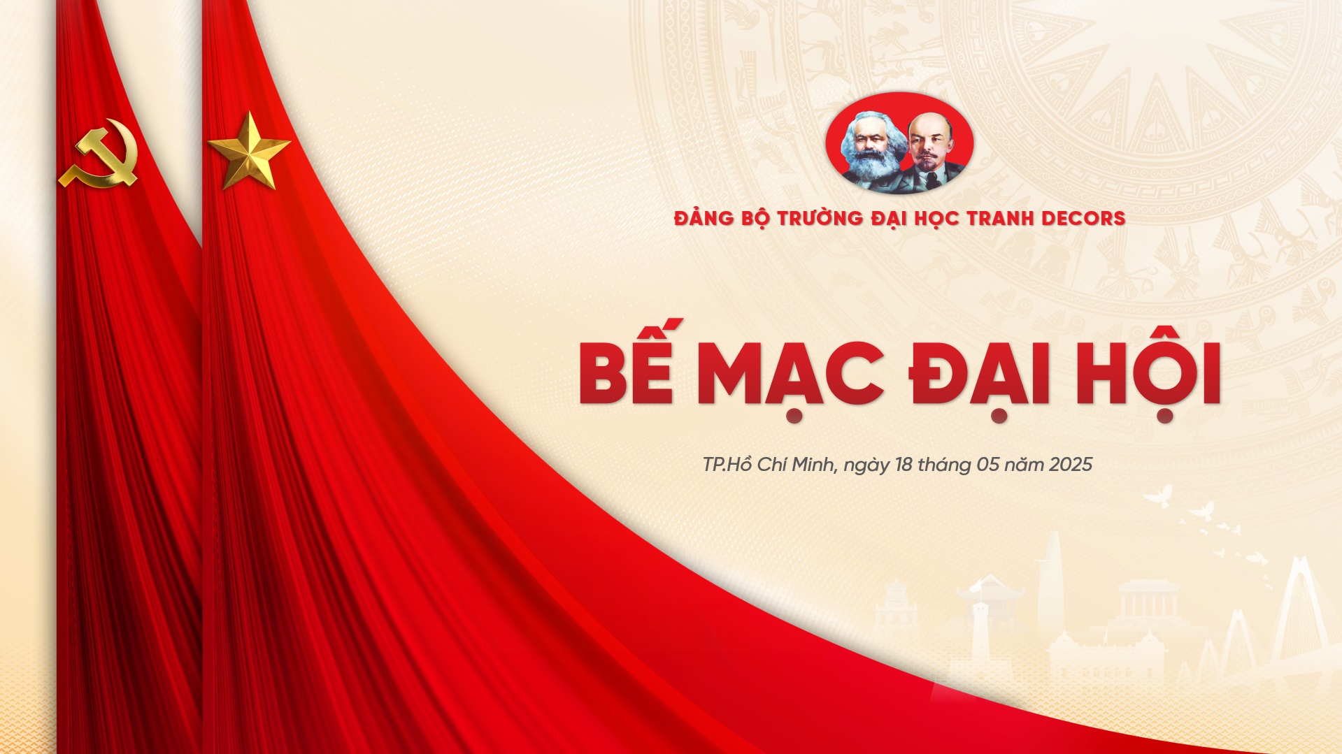 Slide Đại hội Đảng bộ nhiệm kỳ 2025 - 2030 tặng phông chữ (24 slide) 26 Bế mạc Đại hội Đảng bộ