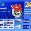 Slide Đại hội Đoàn thanh niên, Chi đoàn 24 trang tặng phông chữ