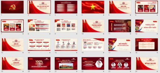 Tổng hợp 24 slide Đại hội Đảng bộ