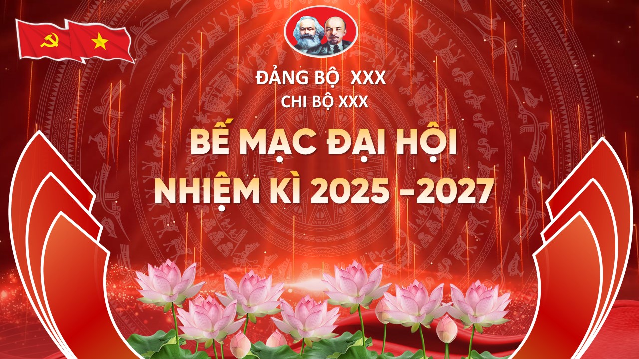 Slide Đại hội Chi Bộ tặng phông chữ (20 slide) 22 Bế mạc Đại hội Chi bộ