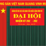 Mẫu Corel phông nền Đại hội Đảng bộ, Chi bộ