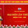 Phông nền Đại hội Đảng Bộ tặng phông chữ đẹp