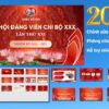 Slide Đại hội Chi bộ tặng phông chữ