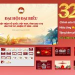 Slide Đại hội Mặt trận Tổ Quốc Việt Nam tặng phông chữ (32 slide)