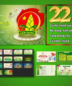 Slide PowerPoint Đại hội Liên đội, 22 trang