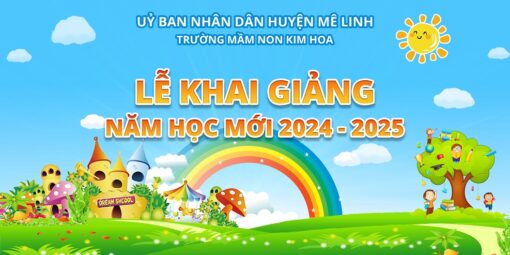 Background lễ khai giảng năm học mới