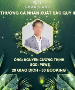 Banner vinh danh khen thưởng cá nhân xuất sắc