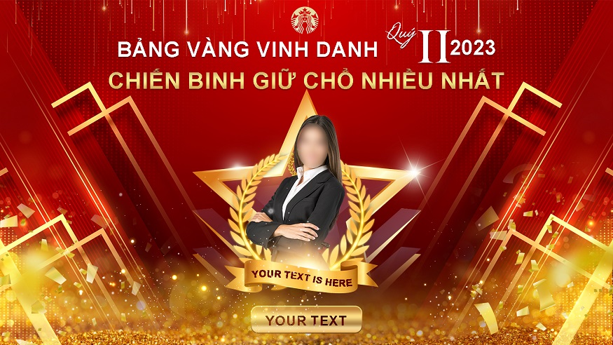 Banner vinh doanh cá nhân xuất sắc bản PSD