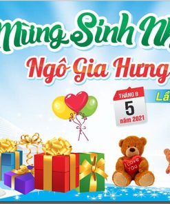File corel phông nền Chúc mừng sinh nhật cho bé trai