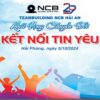 Mẫu backdrop Team building du lịch cùng công ty bản PSD