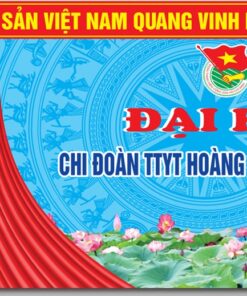 Mẫu corel phông nền Đại hội Chi đoàn