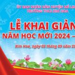 Mẫu phông nền Lễ khai giảng năm học mới