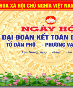 Mẫu phông nền Ngày hội Đại đoàn kết toàn Dân tộc