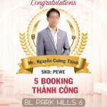 Mẫu poster chúc mừng cá nhân bán hàng xuất sắc