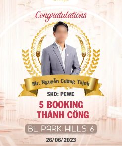 Mẫu poster chúc mừng cá nhân bán hàng xuất sắc