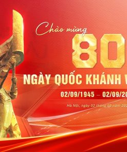 Backdrop Chào mừng Quốc Khánh 2-9