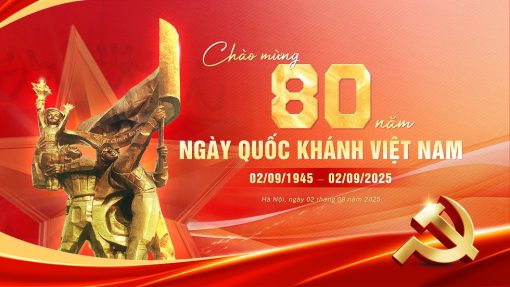Backdrop Chào mừng Quốc Khánh 2-9