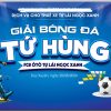Backdrop giải bóng đá Tứ Hùng file corel