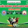 Backdrop giải bóng đá giao hữu file corel