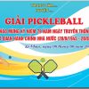 Backdrop giải đấu Pickleball