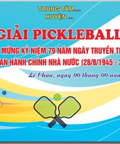 Backdrop giải đấu Pickleball