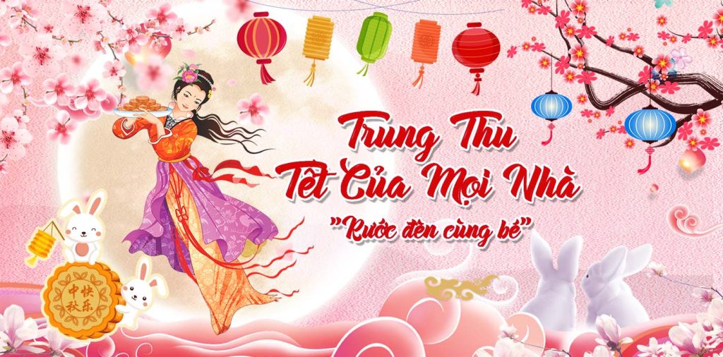 Mẫu background Trung Thu Tết của mọi nhà, tặng phông chữ 2 Background Trung Thu Tết của mọi nhà