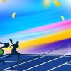 Background giải đấu Pickleball