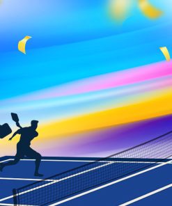 Background giải đấu Pickleball
