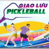 Mẫu backdrop giao lưu Pickleball file corel