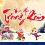 Mẫu banner Trung Thu Vui hội Trăng rằm tặng phông chữ