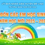 Mẫu phông nền Chào đón học sinh lớp 1, tặng phông chữ