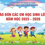 Mẫu phông nền chào đón các em học sinh lớp 1, tặng phông chữ