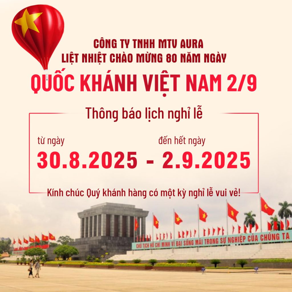 Poster thông báo nghỉ lễ Quốc Khánh 2-9