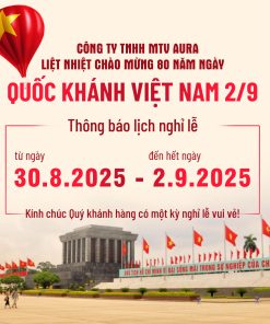 Poster thông báo nghỉ lễ Quốc Khánh 2-9