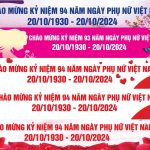 Bandroll chào mừng ngày Phụ nữ Việt Nam