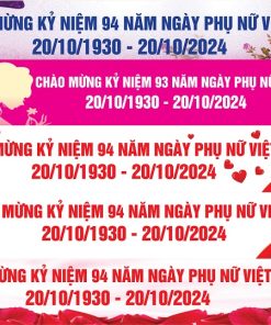 Bandroll chào mừng ngày Phụ nữ Việt Nam