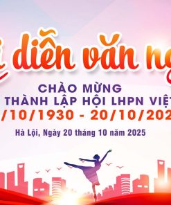 Mẫu background thành lập hội LHPN Việt Nam