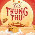 Mẫu banner Trung Thu Tết Đoàn Viên, tặng phông chữ