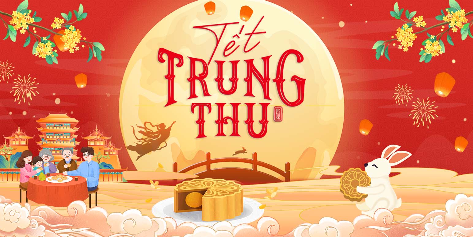 Mẫu banner Trung Thu Tết Đoàn Viên