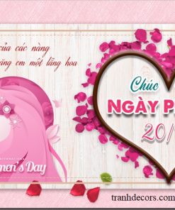 Mẫu banner chúc mừng Ngày phụ nữ Việt Nam 20-10