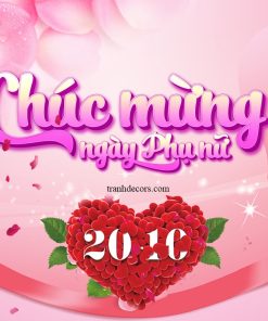 Mẫu corel backdrop Ngày phụ nữ Việt Nam 20-10