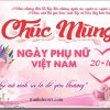Mẫu corel phông nền Ngày Phụ Nữ Việt Nam 20-10